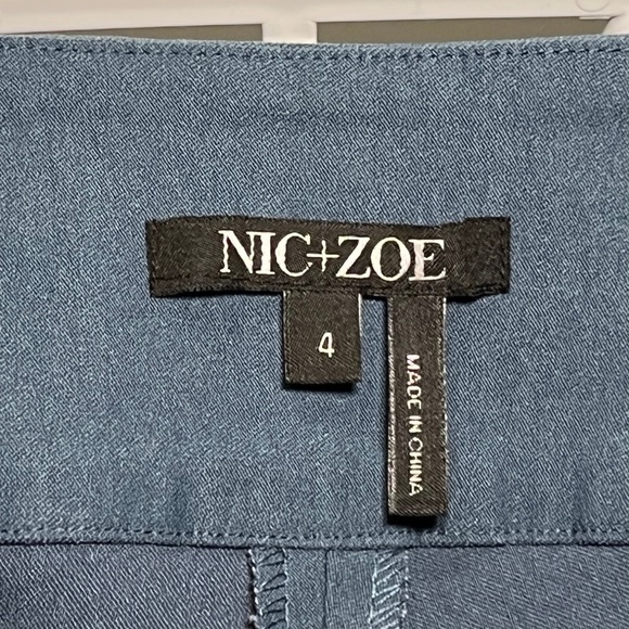NIC + ZOE, indigo sea pants, size 4 - Picture 4 of 5